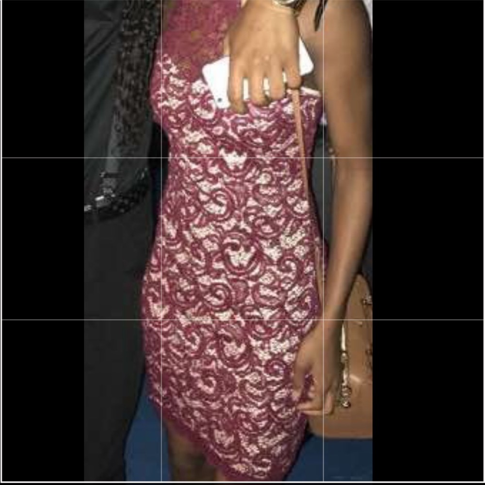 Maroon homecoming dress. Only worn once